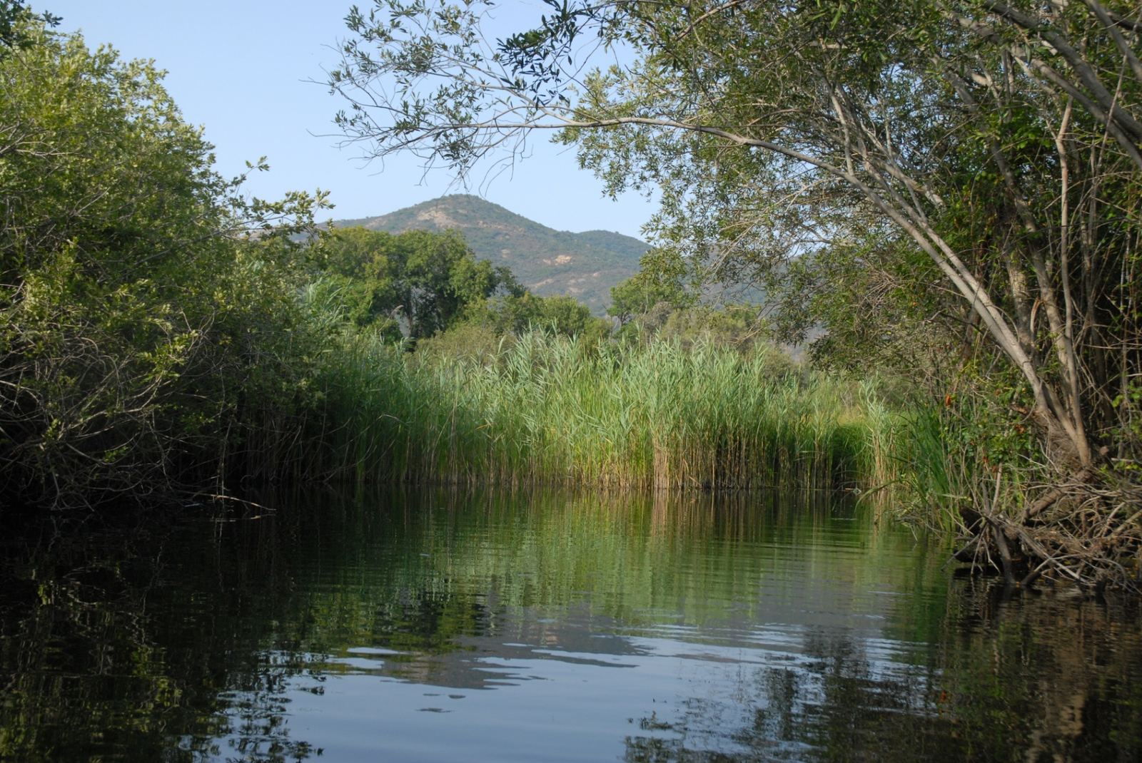 Vue montagne du delta du Fangu